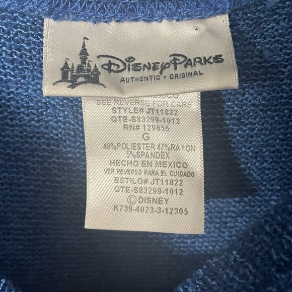 Disney Parks Mickey Mouse in Winter Hat Sweater,Color:Blue,Size L - Picture 3 of 5